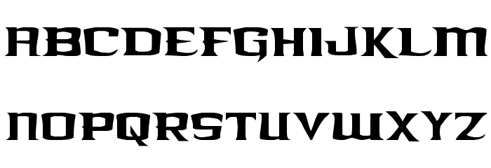 Kreature Kombat Condensed Font LOWERCASE