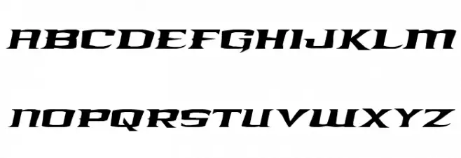 Kreature Kombat Expanded Italic Fuentes MINÚSCULAS