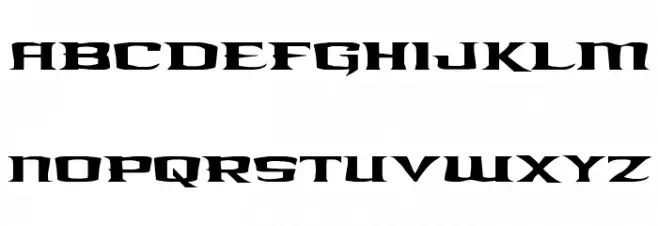 Kreature Kombat Expanded Font Litere mari