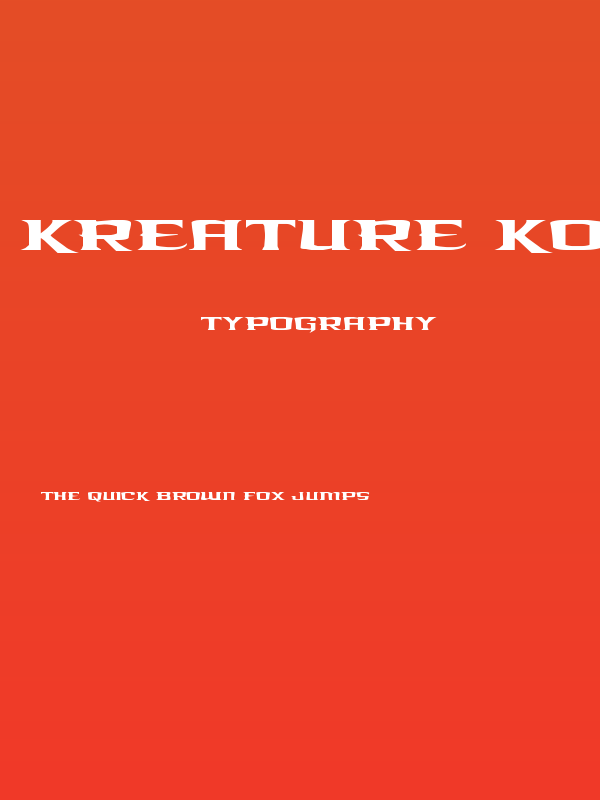 Kreature Kombat Expanded Poster