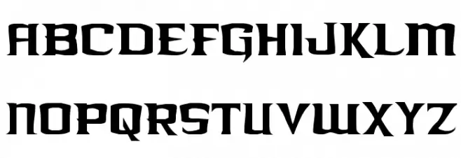 Kreature Kombat Extra-Condensed Font Litere mari