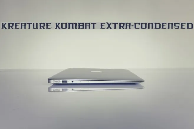 Kreature Kombat Extra-Condensed Example 2