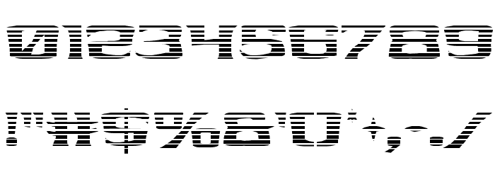 Kreature Kombat Gradient Font OTHER CHARS