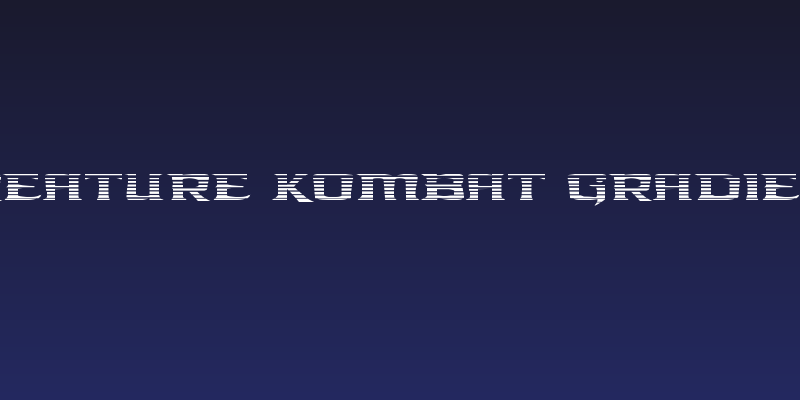 Kreature Kombat Gradient Social Header