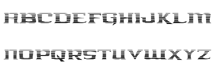 Kreature Kombat Gradient Font LOWERCASE