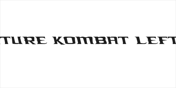 Kreature Kombat Leftalic Logo