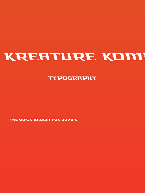 Kreature Kombat Leftalic Poster