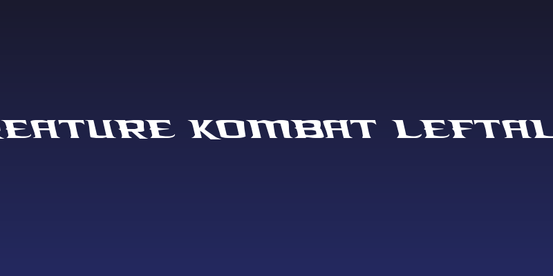 Kreature Kombat Leftalic Social Header