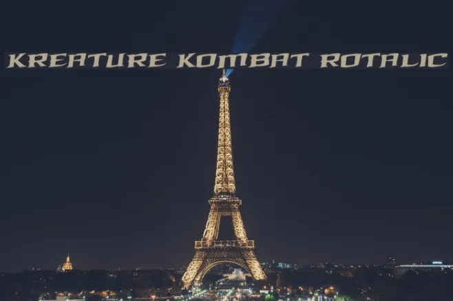 Kreature Kombat Rotalic Example 1