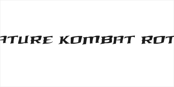 Kreature Kombat Rotalic Logo