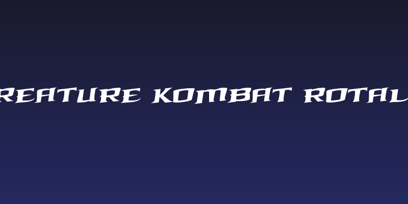 Kreature Kombat Rotalic Social Header