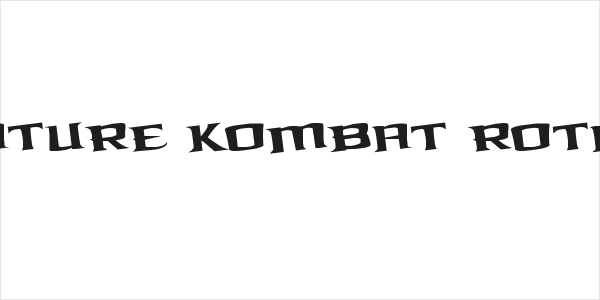 Kreature Kombat Rotated Logo