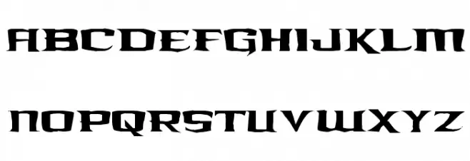 Kreature Kombat Rough لخطوط تنزيل الأحرف الكبيرة