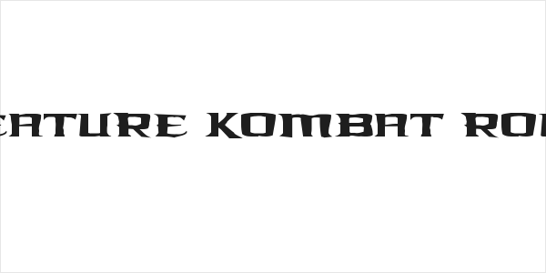 Kreature Kombat Rough Logo