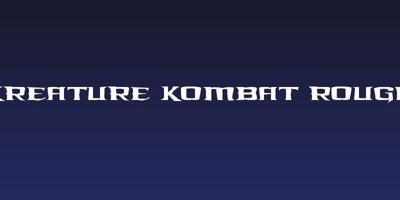 Kreature Kombat Rough Social Header