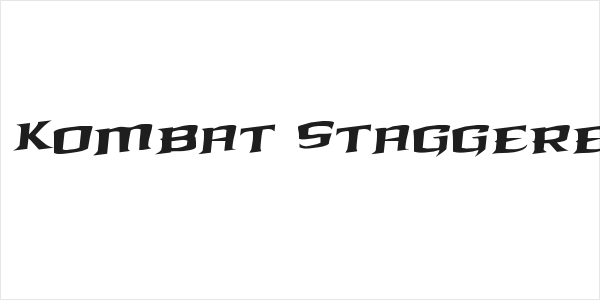 Kreature Kombat Staggered Rotalic Logo