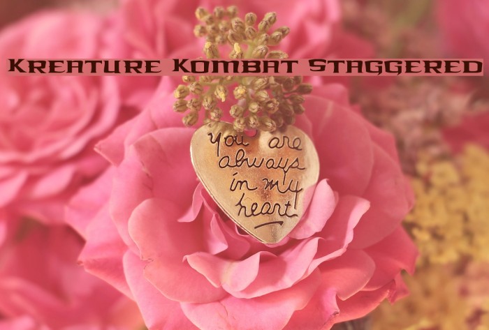 Kreature Kombat Staggered Example 3