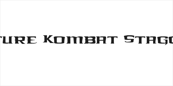 Kreature Kombat Staggered Logo