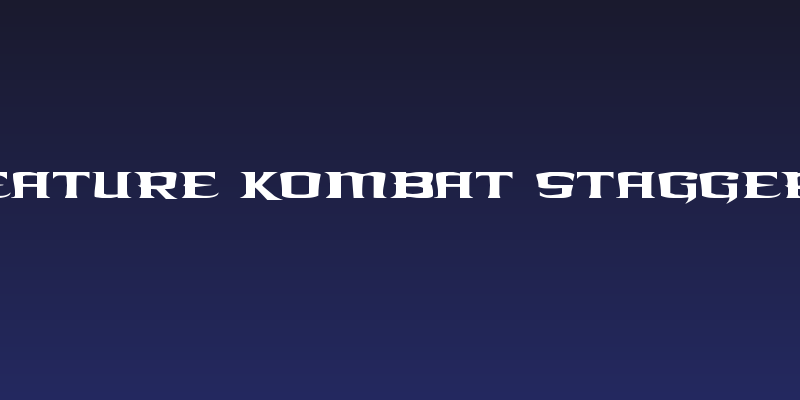 Kreature Kombat Staggered Social Header