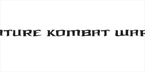 Kreature Kombat Warped Logo