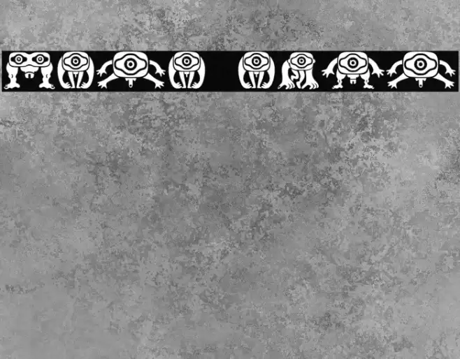 Kreaturen Regular Caratteri examples