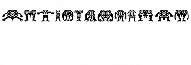 Kreaturen Regular Font LOWERCASE