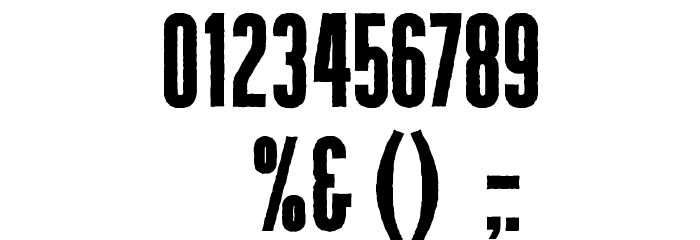 Krechanstaud Gothic Rough Font OTHER CHARS