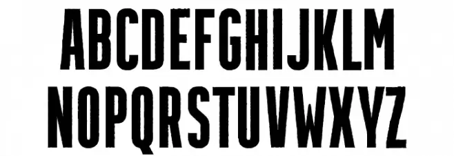 Krechanstaud Gothic Rough Polices MAJUSCULES