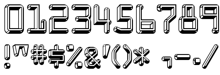 Kredit-Regular Font OTHER CHARS