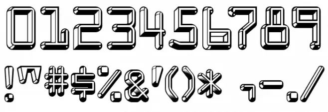 Kredit-Regular Font OTHER CHARS