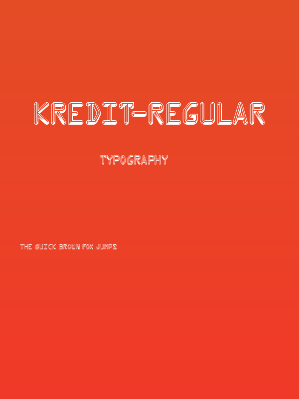 Kredit-Regular Poster