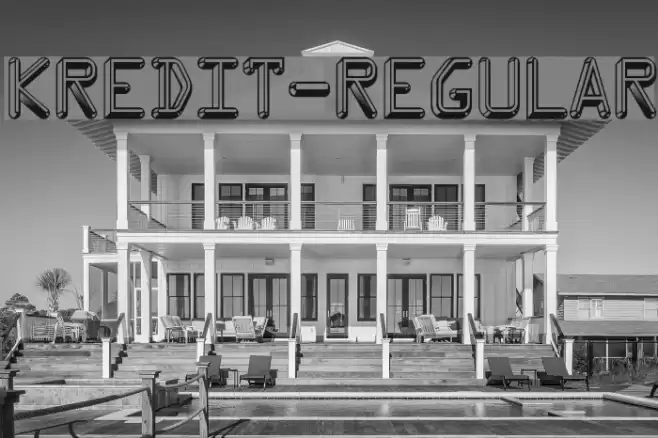 Kredit-Regular Font examples
