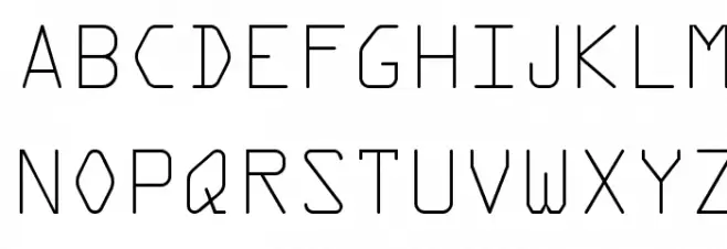 KreditFront-Regular Polices MAJUSCULES