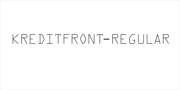 KreditFront-Regular Logo