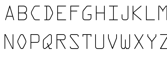KreditFront-Regular Font LOWERCASE