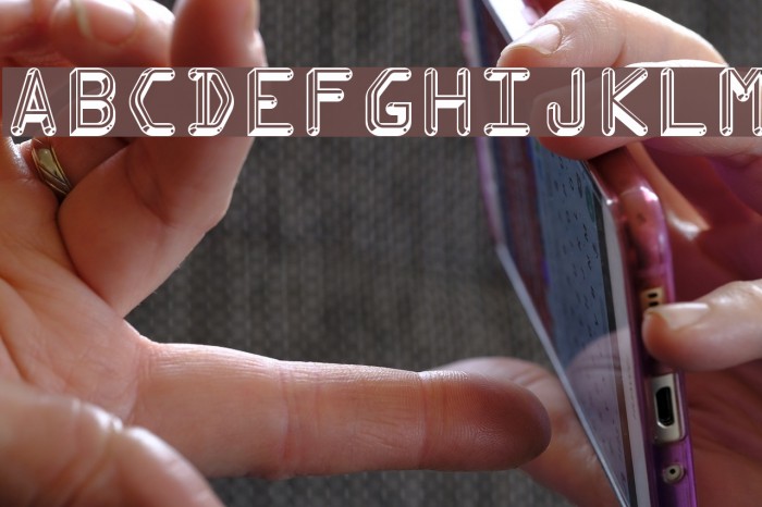 Kredit Font examples
