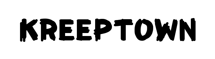 KreepTown  Frei Schriftart Herunterladen