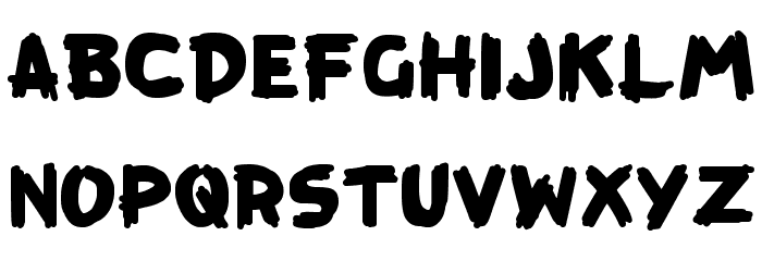 KreepTown フォント 小文字