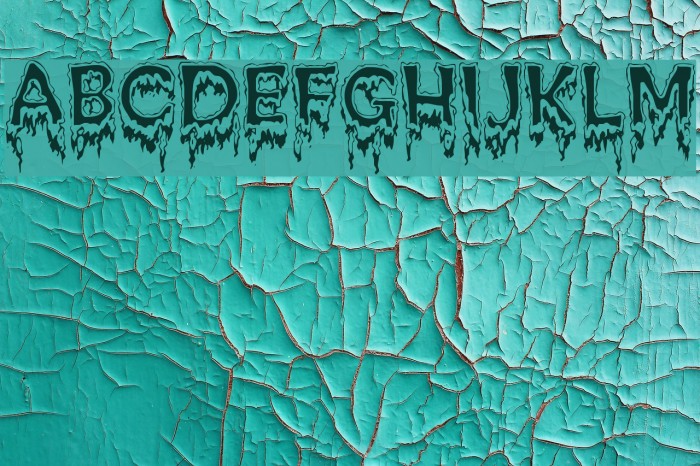 Kreepshow 'Frigid' Font examples