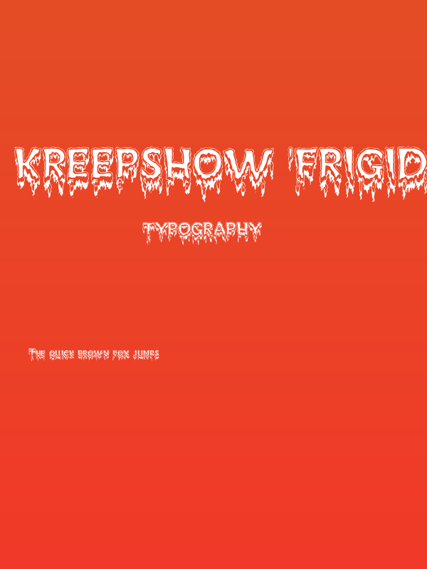 Kreepshow 'Frigid' Poster