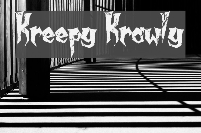 Kreepy Krawly Font examples