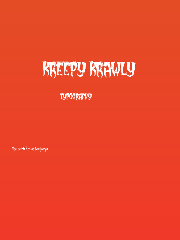 Kreepy Krawly Poster