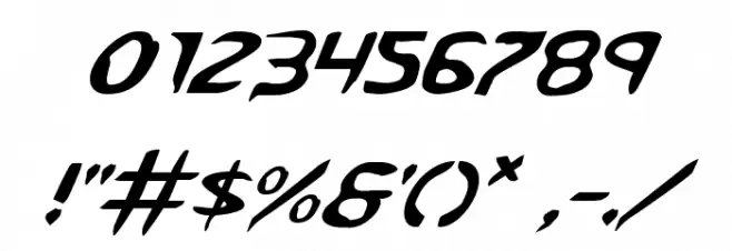 Kreeture Italic Font OTHER CHARS