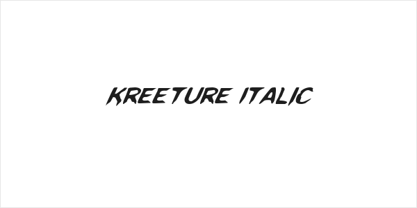 Kreeture Italic Logo