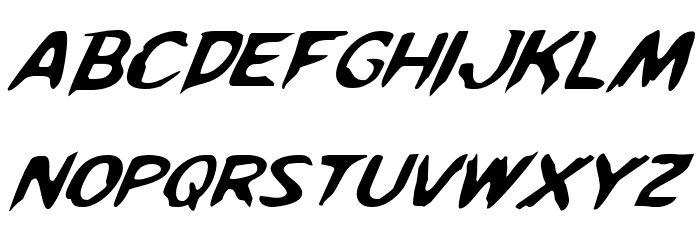 Kreeture Italic Font LOWERCASE