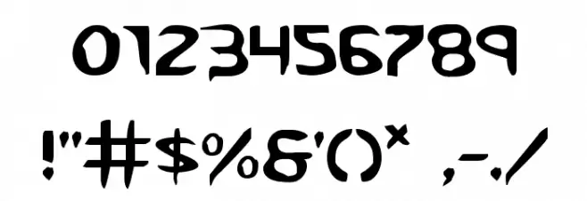 Kreeture Font OTHER CHARS