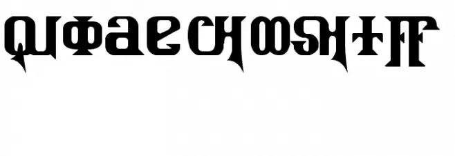 Kremlin Advisor Display Kaps Bold フォント その他の文字
