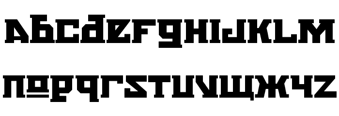 Kremlin Bolshevik Bold Font LOWERCASE