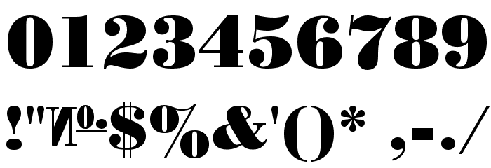 Kremlin Chairman Bold Font OTHER CHARS