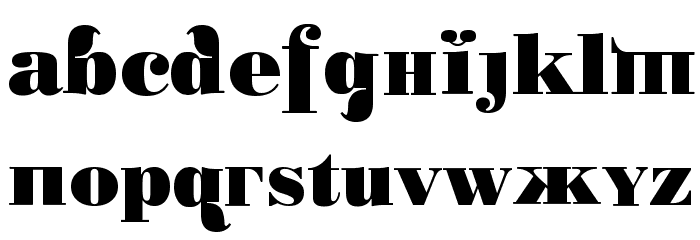 Kremlin Chairman Bold Font LOWERCASE